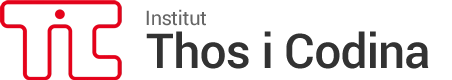 Logotipo oficial de Thos i Codina, institución educativa con la que mantenemos un convenio de colaboración para la formación de becarios en Barcelona. Alianza estratégica enfocada en el desarrollo del talento joven, ofreciendo prácticas profesionales tutorizadas en el sector informático y tecnológico local.